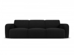 Kolmekohaline diivan Windsor & Co Lola, 235x95x72 cm, must