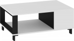 Diivanilaud Meblocross Vegas Veg-04, valge/must
