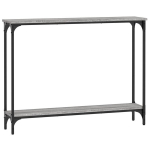 vidaXL konsoollaud, hall Sonoma tamm, 100x22,5x75 cm, tehispuit