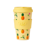 Termoskruus QuyCup RePET Ananas, 400 ml