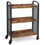 Ratastega k&ouml;&ouml;giriiul Songmics Ergo, pruun