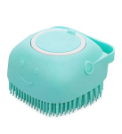 2in1 Silikoonist vanni massaažihari koos du&scaron;igeeli dosaatori ja du&scaron;i massaažiharja funktsiooniga