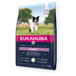 Kuivtoit v&auml;ikestest ja keskmistest t&otilde;ugudest koertele Eukanuba Puppy lambaliha ja riisiga, 2,5 kg