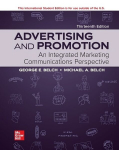 Advertising and Promotion ISE 13th edition