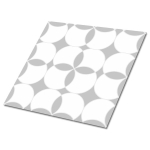 Kleepuvad dekoratiivplaadid Decormat 30x30cm, 9 tk, geomeetrilised ringid, 30x30 cm