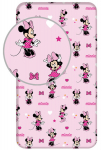 Disney Minnie Pretty in Pink Kummiga voodilina 90x200 cm