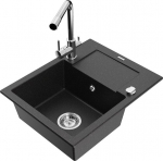 Graniidist k&ouml;&ouml;givalamu Mexen Enzo koos segisti ja sifooniga, must