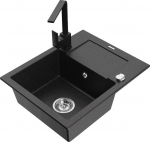 Graniidist k&ouml;&ouml;givalamu Mexen Enzo koos segisti ja sifooniga, must