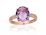 Punasest kullast s&otilde;rmus Diamond Sky "Royal Amethyst IV", proov 585 DS01G414