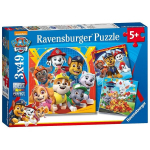 Laste puzzle laste Pat'Patrouille - Ravensburger - 3x49 t&uuml;kki - Valmis p&auml;&auml;stmiseks