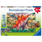pusle ravensburgeri 2x24 tk dinosaurused