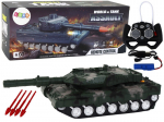 Tank koos puldiga Lean Toys, roheline