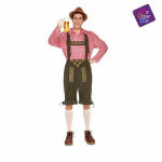 Tirooli kost&uuml;&uuml;m Oktoberfest Mees - Disfrazzes - Roosa - M&uuml;ts, S&auml;rk ja P&uuml;ksid