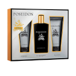 Kehakosmeetika komplekt Poseidon Gold Ocean EDT meestele: tualettvesi 100 ml + habemeajamisvesi 100 ml + du&scaron;igeel 100 ml