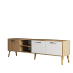 TV alus, Asir, 180x53x35cm, pruun/valge