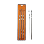 Grillvardad "V" kuju 45cm/1,4mm B&auml;kkjard 6 tk