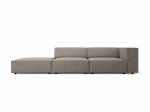 Vasakpoolne diivan Cosmopolitan Design Arendal, pruun
