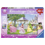 pusle ravensburgeri 2x24 tk disney maagilised printsessid