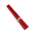 Punased lauak&uuml;&uuml;nlad naturaalsest mesilasvahast, 26 cm (2 tk)