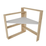 Laud Asir, 93,6x114 cm, pruun/valge