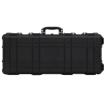 vidaXL kaasaskantav transpordikohver, must, 96 x 42 x 16 cm, PP