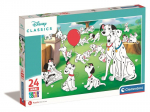 Pusle Clementoni 24 tk, Maxi Superkolor Disney Animals 24245
