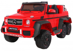 Mercedes G63 6x6 MP4 &uuml;hekohaline elektriauto lastele, punane