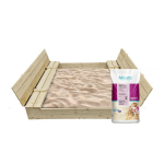 Puidust liivakast Bonus Orbis, 140&times;140 cm