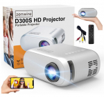 Projektor Mini projektor WiFi 24/GHz Miracast Airplay FullHD 3000lm Zenwire d300s