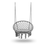 Rippuv aiatugitool, kiik Boho, hall + padi