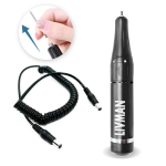 Manik&uuml;&uuml;ri/pedik&uuml;&uuml;ri freesi k&auml;epide LIVMAN UV-601 alalisvoolu toitejuhtmega, 20W