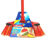 Vileda 112091, V&auml;listing, Must, Punane, Kollane, Pehme - K&otilde;va harjastega, Kiudude tugevdatud plastmass