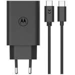 Motorola SJMC682 musta seade laadija USB-C portidega - Kiirlaadur 68 W
