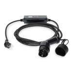 Elektriauto laadija Type2 - Schuko 220V/16A Nedis, 5m, IP55, taimer