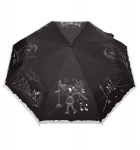 Automaatne vihmavari Parisian Parasol, must-valge