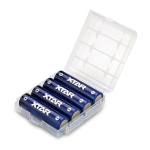 Taaslaetavad akud Xtar 1,5V 2500mAh AA 4 tk + &uuml;mbris