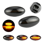 D&uuml;naamilised Led kurvituled, suitsused, Citroen/peugeot/fiat, 2 X Dinaminių Juodų Signalų Rinkinys Citroen C1 Toyota Aygo Peugeot 107, ME Premium