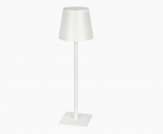 Laetav laualamp Taza, 3,5W, 400lm, IP54, CCT, 4000mAh, valge