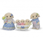 Kujukeste komplekt Sylvanian Families Flora Rabbit Family