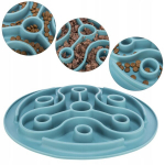 Aeglane S&ouml;&ouml;gitaldrik - TRIXIE - TPE - 28 cm - Sinine - Libisemisvastane