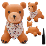 H&uuml;ppeloom Teddy karu koos pumbaga, pruun Sun Baby