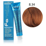 Professionaalne juuksev&auml;rv Fanola Color Cream, 8.34 Hair Light Golden Copper Blonde, 100 ml
