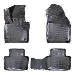 Auto kummimatid mustad 3d volvo xc90 ii (2015-...) rizline