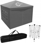 Aiapaviljon Gazebo Carruzzo, 3 x 3 x 2,45 m, hall