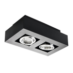 Kanlux laevalgusti Stobi DLP 250-B, hall/must