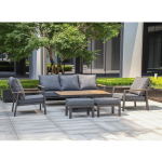 &Otilde;uem&ouml;&ouml;blikomplekt Home4You Parker 7-kohaline, hall, pol&uuml;ester