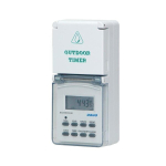 V&auml;lja taimer 207834925, Lauko laikmatis IP44 OR-PRE-432(GS) schuko