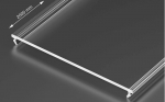Lambivarju Superwide PMMA l&auml;bipaistev alumiiniumprofiilile - 2m