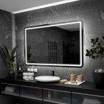 Peegel LED-valgustusega Vannituppa, Magamistuppa, Elutuppa - Madrid - 160 cm, 90 cm, LED Veidrodis Modelis - Madrid 160 cm x 90 cm
