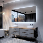 Peegel LED-valgustusega Vannituppa, Magamistuppa, Elutuppa - Dubai - 150 cm, 90 cm, LED Veidrodis Modelis - Dubai 150 cm x 90 cm